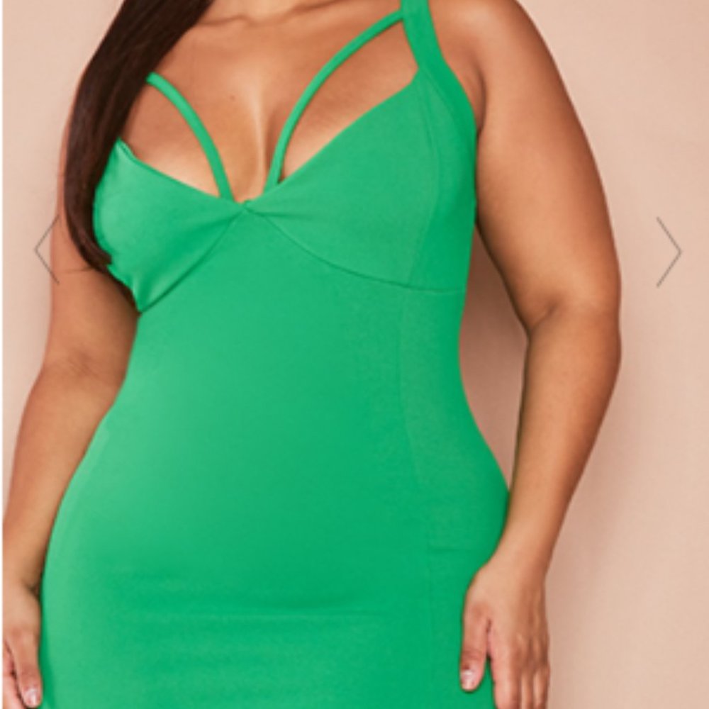 Plus Size Green dress